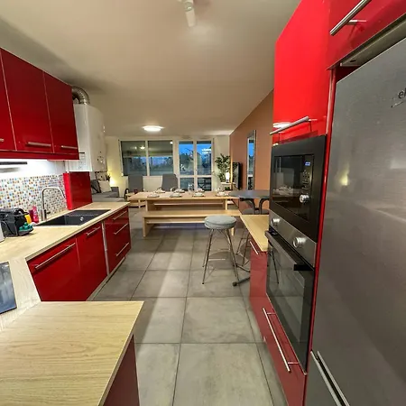Apartment Le Boheme Roosevelt - T4 Tram Eurexpo-ol Valley *
